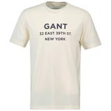 Gant Erkek T-Shırt 2003301-130 - Krem - XL