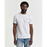 Gant Erkek T-Shırt 2044017-113 - Beyaz - 2XL