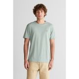 Gant Erkek Yeşil Bisiklet Yaka Regular Fit Logolu T-Shirt 2003184.10 - 10-Yeşil - XL