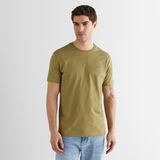 Gant Erkek Yeşil Bisiklet Yaka Regular Fit Logolu T-Shirt - 376-Yeşil - M