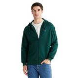 GANT Erkek Yeşil Fermuarlı Kapüşonlu Sweatshirt