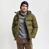 Gant Erkek Yeşil Kapüşonlu Mont - 301-Yeşil - S