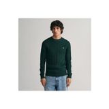 Gant Erkek Yeşil Regular Fit Bisiklet Yaka Kazak