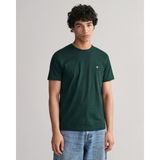 Gant Erkek Yeşil Regular Fit Bisiklet Yaka Logolu T-Shirt 2003184.374 - XL - 374-Yeşil