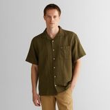 Gant Erkek Yeşil Regular Fit Gömlek Yaka Gömlek - S - 301-Yeşil