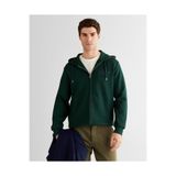 Gant Erkek Yeşil Regular Fit Kapüşonlu Fermuarlı Sweatshirt