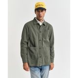 Gant Erkek Yeşil Regular Fit Klasik Yaka Gömlek 3250047.301 - 301-Yeşil - XL