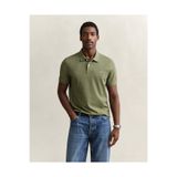 GANT Erkek Yeşil Regular Fit Logolu Polo Yaka T-Shirt
