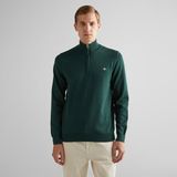 Gant Erkek Yeşil Regular Fit Yarım Fermuarlı Kazak - 374-Yeşil