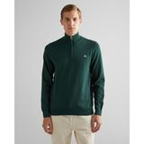 Gant Erkek Yeşil Regular Fit Yarım Fermuarlı Kazak 8030564.374 - 374-Yeşil - S