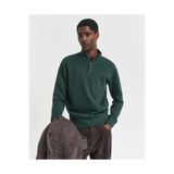 Gant Erkek Yeşil Regular Fit Yarım Fermuarlı Sweatshirt