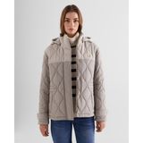 Gant Kadın Bej Kapüşonlu Kapitone Mont 47124304T.277 - 277-Bej - XS