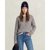 Gant Kadın Bej Relaxed Fit Bisiklet Yaka Triko