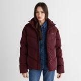 Gant Kadın Bordo Regular Fit Fermuarlı Mont - 604-Bordo - XL
