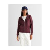 Gant Kadın Bordo Regular Fit Kapüşonlu Fermuarlıı Sweatshirt