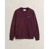 GANT Kadın Bordo Relaxed Fit Sweatshirt