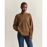 Gant Kadın Kahverengi Bisiklet Yaka Kazak 4802415.213 - 213-Kahverengi - 2XL
