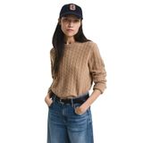 GANT Kadın Kahverengi Regular Fit Triko