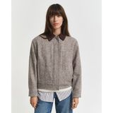 Gant Kadın Kahverengi Regular Fit Yün Ceket 4700391.202 - S - -- - 202-Kahverengi