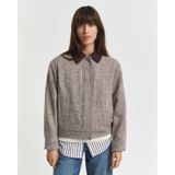 GANT Kadın Kahverengi Regular Fit Yün Ceket