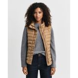 GANT Kadın Kaverengi Regular Fit Dik Yaka Kaz Tüyü Yelek