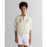 Gant Kadın Krem Hakim Yaka Logolu Ceket 47125127T.130 - 130-Krem - --