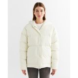 Gant Kadın Krem Kapüşonlu Kapitone Mont 47124302T.130 - 130-Krem Rengi