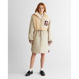 Gant Kadın Krem Polar Detaylı Kapitone Ince Mont 47125304T.277 - 277-Krem