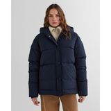 Gant Kadın Lacivert Kapüşonlu Kapitone Mont 47124302T.433 - 433-Lacivert