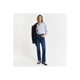 Gant Kadın Lacivert Slim Fit Flare Jean Pantolon