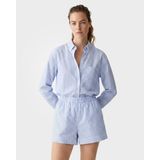 Gant Kadın Mavi Regular Fit Çizgili Gömlek 4300615.424 - 36 - 424-Mavi