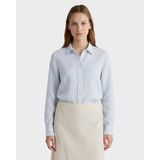 Gant Kadın Mavi Regular Fit Çizgili Gömlek 4300621.455 - 42 - 455-Mavi