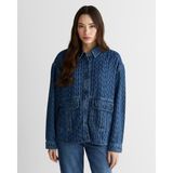 Gant Kadın Mavi Regular Fit Kot Ceket - 971-Mavi