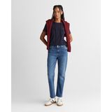 Gant Kadın Mavi Straight Fit Pantolon 4100302.972 - 972-Mavi - -- - 27
