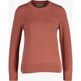 Gant Kadın Pembe Regular Fit Bisiklet Yaka Triko Kazak - 654 - Pembe - XS