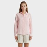 Gant Kadın Pembe Regular Fit Çizgili Gömlek - 40 - 663-Pembe