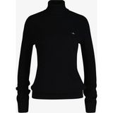 Gant Kadın Siyah Regular Fit Boğazlı Yaka Yün Kazak 4805263.5 - 5-Siyah