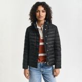 Gant Kadın Siyah Regular Fit Dik Yaka Kaz Tüyü Mont - 5-Siyah - XS