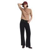 GANT Kadın Siyah Relaxed Fit Jean Pantolon