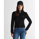 Gant Kadın Siyah Standart Fit Fermuarlı Triko 48925333T.5 - 5-Siyah
