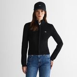 Gant Kadın Siyah Standart Fit Fermuarlı Triko - 5-Siyah