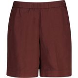 Gant Kahverengi Düz Kadın Şort - Kahverengi-226 - 32