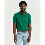 Gant Polo Yaka Regular T-Shirt Erkek Kısa Kollu Pamuklu Günlük Kullanım Yeşil - XL