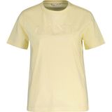 Gant Sarı Bisiklet Yaka Regular Fit Kısa Kollu Kadın T-Shirt - Sarı-713 - XS