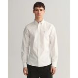 Gant Slim Fit Keten Gömlek - Beyaz