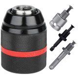 GANYEE 1-13 mm Anahtarsız Matkap Mandren Adaptör Kiti 1/2 inç - 20UNF SDS-Plus Şaft 1/4 inç Altıgen Şaft 1/2 inç Soket Kare Dişi Adaptör Döner Çekiç/Darbeli Anahtar/Darbeli Tornavida ile uyumludur