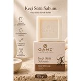 Ganz Keçi Sütü Sabunu - Yüz Cilt Temizleyici Kalıp Sabun 125 gr