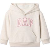 Gap 480370 V-Logo Po Sweat Açık Gri Kız Çocuk Sweatshirt - 4 Yaş