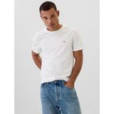 Gap 502022001 V-Frch Everyday Soft Micro Logo Crew Erkek Tişört - White