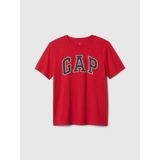 Gap 708370000 V-Bas Ss Logo Tee Erkek Çocuk Tişört - Kırmızı - 12 Yaş